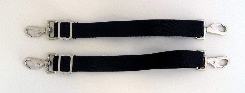 Mini Removable Adjustable Elastic Leg Straps Pair for Horse