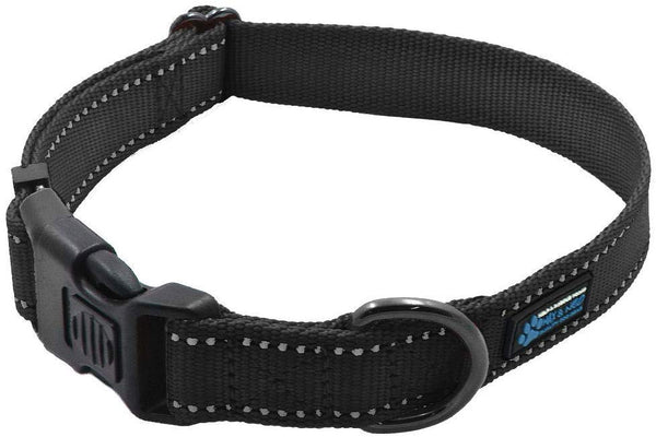 Max and Neo NEO Nylon Buckle Reflective Dog Collar - We Donate a Collar to a Dog Rescue for Every Collar Sold