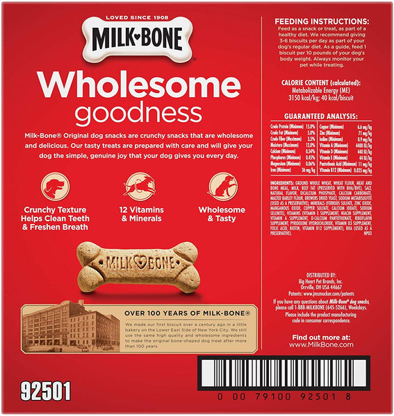 Milk-Bone Original Dog Treats, Cleans Teeth, Freshens Breath