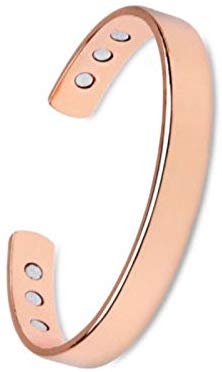 Pulseras Terapéuticas De Cobre Magnético para Biomagnetismo - Alivio Del Dolor De Artritis Y Túnel Carpiano - Unisex