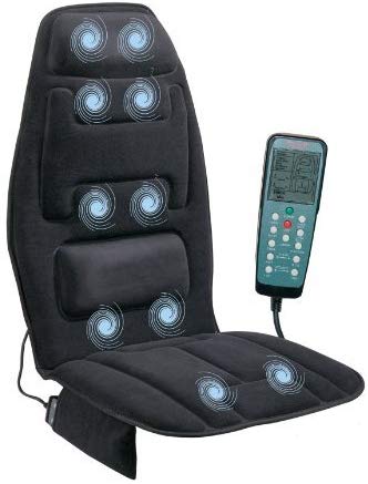 Masajeador De Espalda Y Cuello En Silla Para Auto - Con Calor Adaptable - Masajeador Automatico De Espalda Electrico Para Silla - Uso Casero Y En Carro