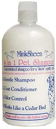 MinkSheen Pet Shampoo 4 in 1 Concentrate 16 oz.