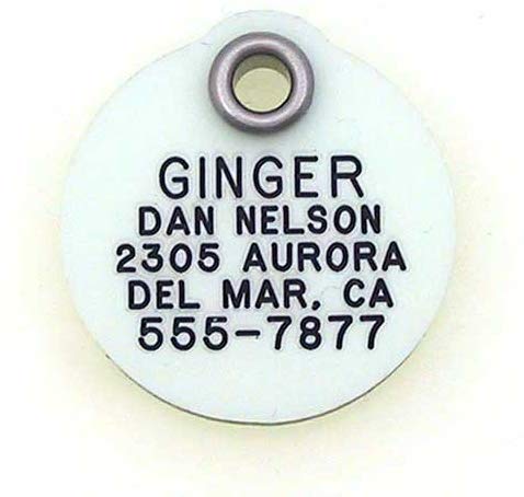 LuckyPet Pet ID Tag - Glow in The Dark Tags- Custom Engraved Dog Tags & cat Tags - Easy to Read & Durable - Available in Heart, Bone, Star and Round. 3