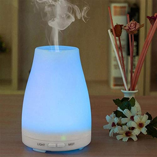 Difusor De Aceites Esenciales Para Aromaterapia - Con Luz LED - Humidificador Ultrasónico