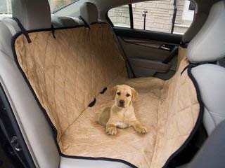 Sonnyridge Dog Hammock & Seat Covers for Dogs. This Pet Car Seat Cover Protects Your Back Seat from Dirt, Hair or Dander. A Great Seat Protector for Dogs - Helps Keep Your Pet Safe.