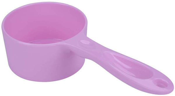 Super Design Sturdy Melamine Food Scoop for Dogs Cats Birds, Measuring Cup, Long Comfortable Handle