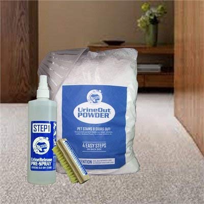 UrineRelease PreSpray & UrineOut Powder - Pet Urine Odor Eliminator, Dog & Cat Stain & Pee Cleaner Solution for All Surfaces