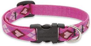 Lupine 1\/2 Inch Puppy Love Adjustable Dog Collar for Small Dogs