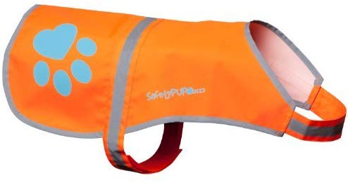 SafetyPUP XD - Protect Your Best Friend. Our Hi-Vis Fluorescent, Reflective Dog Vest Provides Crucial Visibility Helping You Safeguard Your Pet from Cars & Hunting Accidents, On or Off Leash