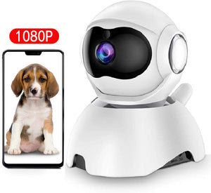 DEYAN pet Camera, WiFi Dog Camera, 1080P pet Monitor, FHD Indoor cat Camera with Night Vision Motion Tracking and Sound Detection 2-Way Audio Cloud Service