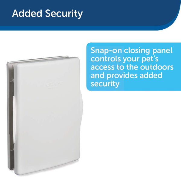 PetSafe Extreme Weather Dog and Cat Door - Aluminum or Plastic Pet Door - Small, Medium, Large and X-Large