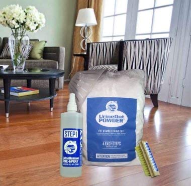 UrineRelease PreSpray & UrineOut Powder - Pet Urine Odor Eliminator, Dog & Cat Stain & Pee Cleaner Solution for All Surfaces