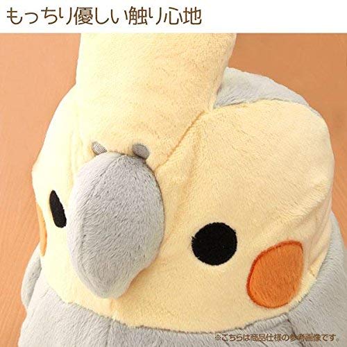 Soft and Downy Large Bird Stuffed Toy (Munyu-Mamu series) (Cockatiel Grey \/ XL size 30cm)