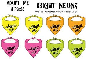 8 Pack of Bandanas - Adopt Me NEON