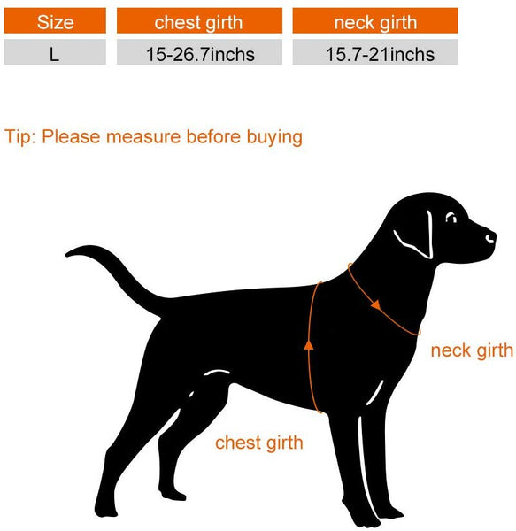 WZLPY Dog Harness No-Pull Pet Harness Adjustable Outdoor Pet Reflective Vest for Dogs and Easy Control Handle for Walking Training Running