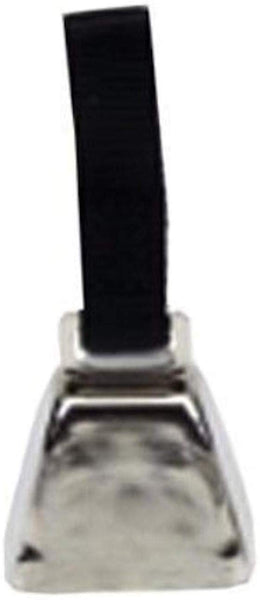 Coastal Pet Nickel-Plated Cow Bell with Black Nylon Strap for Tracking Dogs in the Field