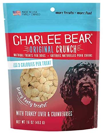 Charlee Bear Dog Treats with Turkey Liver & Cranberries - 16 oz