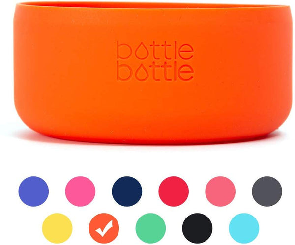 bottlebottle Protective Silicone Sleeve Fit 12-64oz for Hydro Flask,Simple Modern,Takeya,MIRA, Iron Flask and Other Brand Water Bottle, BPA Free Anti-Slip Bottom Sleeve Cover