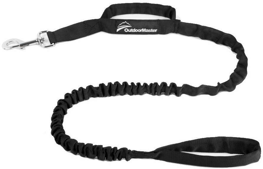 OutdoorMaster Bungee Dog Leash, Improved Dog Safety & Comfort