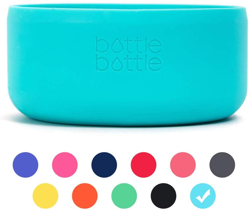 bottlebottle Protective Silicone Sleeve Fit 12-64oz for Hydro Flask,Simple Modern,Takeya,MIRA, Iron Flask and Other Brand Water Bottle, BPA Free Anti-Slip Bottom Sleeve Cover