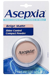 Maquillaje En Polvo Asepxia Para Piel Grasa - Polvo Compacto Con Control De Brillo - Para Un Maquillaje Natural Y Perfecto