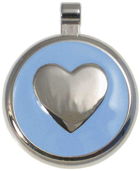 LuckyPet Heart Jewelry Pet ID Tag for Cats and Dogs, Personalized Engraving on The Back Side