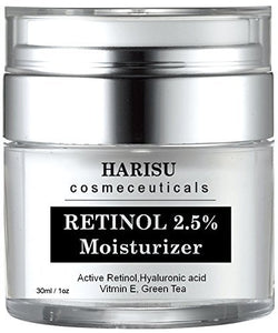 Crema Retinol Para La Piel - Con Vitamina C y Acido Hialuronico - Mejor Suero Antiarrugas y Antienvejecimiento