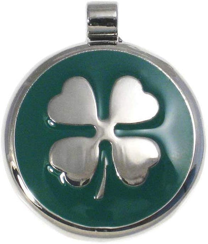 LuckyPet Pet ID Tag - Clover Jewelry Tag - Dog & Cat Pet Tags - Custom Engraved on The Back Side