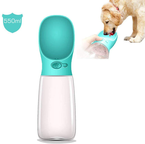 MalsiPree Dog Water Bottle, Leak Proof Portable Puppy Water Dispenser with Drinking Feeder for Pets Outdoor Walking, Hiking, Travel, BPA Free Food Grade Plastic