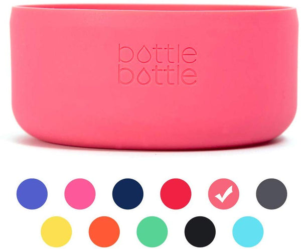 bottlebottle Protective Silicone Sleeve Fit 12-64oz for Hydro Flask,Simple Modern,Takeya,MIRA, Iron Flask and Other Brand Water Bottle, BPA Free Anti-Slip Bottom Sleeve Cover