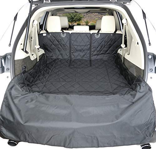 4Knines SUV Cargo Liner for Fold Down Seats - 60\/40 Split and Armrest Pass-Through Compatible - USA Based Company