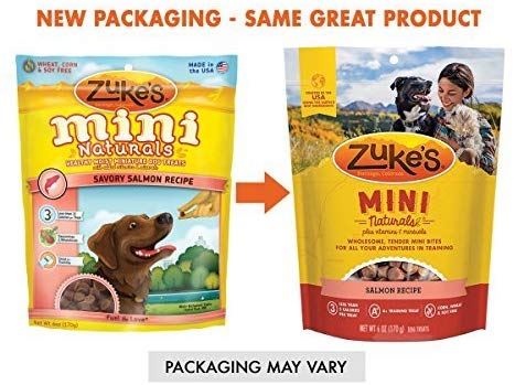 Zuke's Mini Naturals Dog Treat Savory Salmon