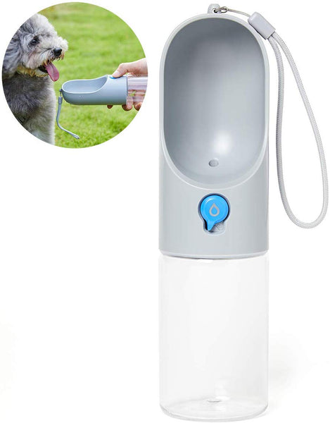 PETKIT Dog Water Bottle Portable Dog Water Dispenser with Drinking Bowl, Leakproof and Lightweight Pet Water Bottle for Walking, Hiking, Travel, BPA Free