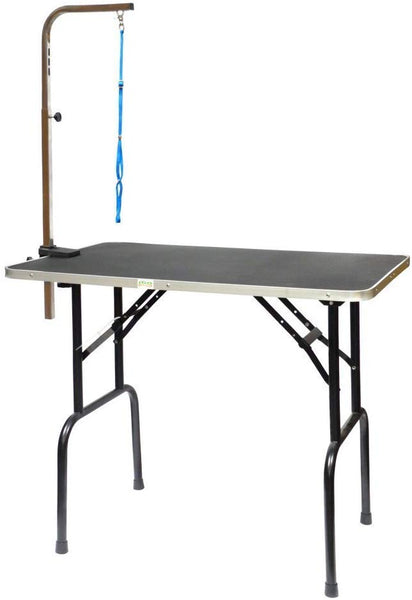 Go Pet Club Pet Dog Grooming Table with Arm, 30-Inch