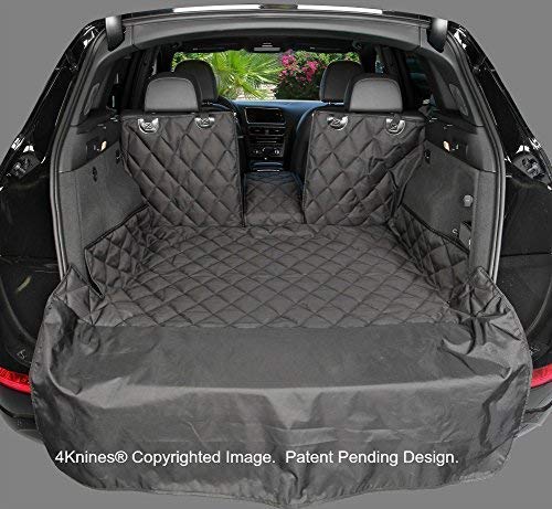 4Knines SUV Cargo Liner for Fold Down Seats - 60\/40 Split and Armrest Pass-Through Compatible - USA Based Company