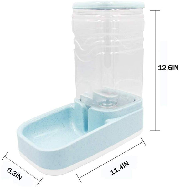 Old Tjikko Water Feeder for Dogs,1 Gallon Feeding Waterer Supplies,Automatic Dog Water Feeder Dispenser