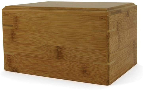 Near & Dear Pet Memorials Bamboo Box Pet Urn