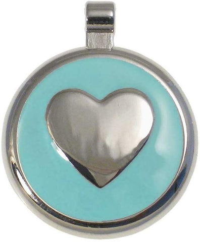 LuckyPet Heart Jewelry Pet ID Tag for Cats and Dogs, Personalized Engraving on The Back Side