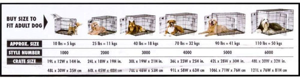 Petmate ProValu Double Door Wire Dog Crate