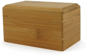 Near & Dear Pet Memorials Bamboo Box Pet Urn