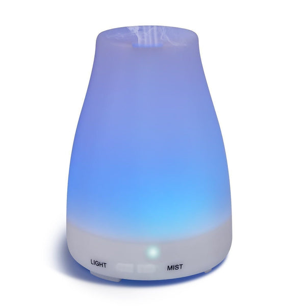 Difusor De Aceites Esenciales Para Aromaterapia - Con Luz LED - Humidificador Ultrasónico