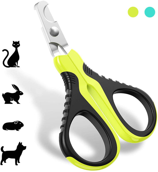 JOFUYU Updated 2020 Version Cat Nail Clippers and Trimmer - Professional Pet Nail Clippers and Claw Trimmer - Best Cat Claw Clippers for Rabbit Puppy Kitten Kitty Guinea Pig Small Dog - Sharp, Safe