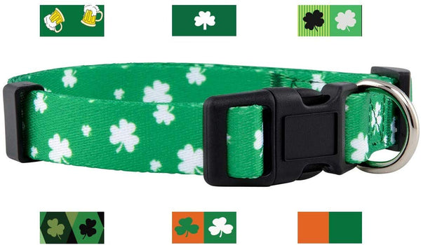 Native Pup St. Patrick's Day Dog Collars