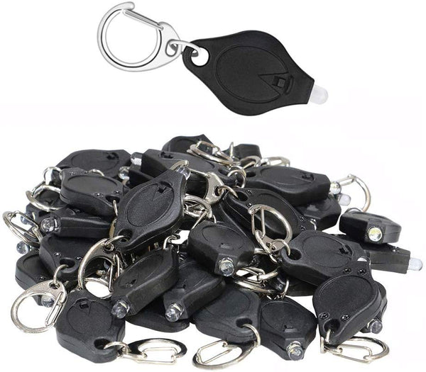 16 Packs Keychain Flashlight Mini LED Light Ultra Bright Key Ring Light Torch