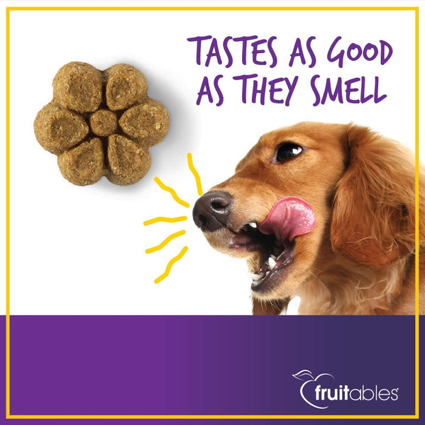 Fruitables All Natural 7 Ounce Vegetarian Pumpkin Baked Crunchy Dog Treats, Variety Pack