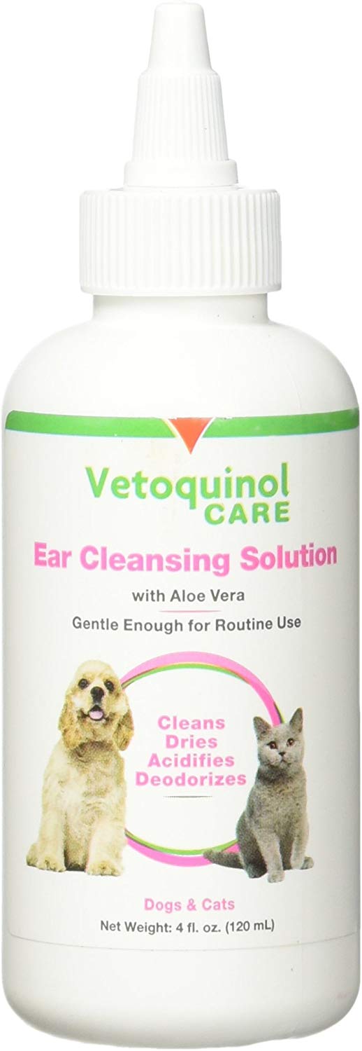 Vetoquinol Ear Cleansing Solution for Dogs and Cats