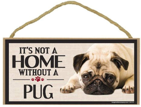 Imagine This Wood Sign for Pug Dog Breeds