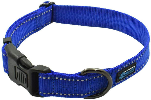 Max and Neo NEO Nylon Buckle Reflective Dog Collar - We Donate a Collar to a Dog Rescue for Every Collar Sold