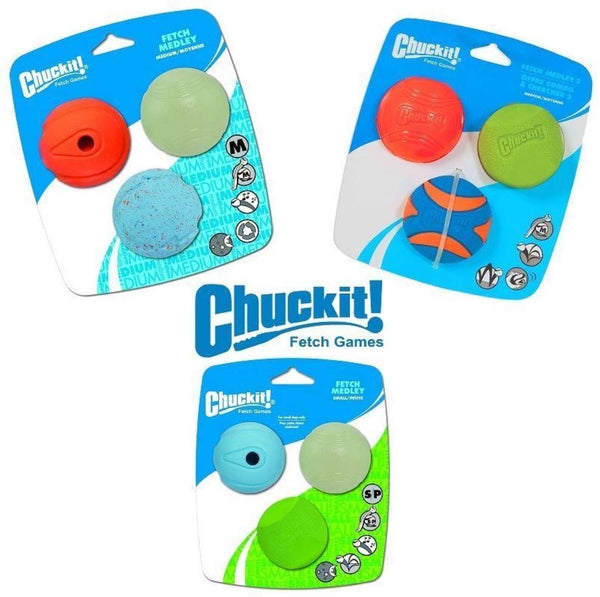 ChuckIt! Fetch Ball Medley Dog Toys