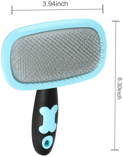 Glendan Dog Brush & Cat Brush- Slicker Pet Grooming Brush- Shedding Grooming Tools